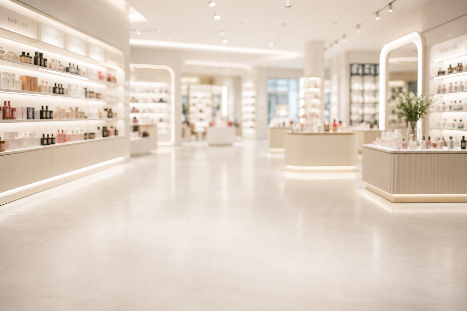 International beauty retail environment